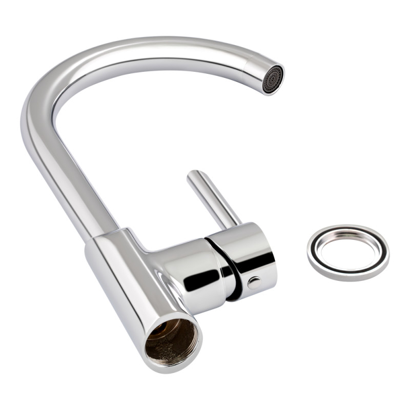 Qtap Змішувач для кухні Grand Хром (QTGRACRM007F)