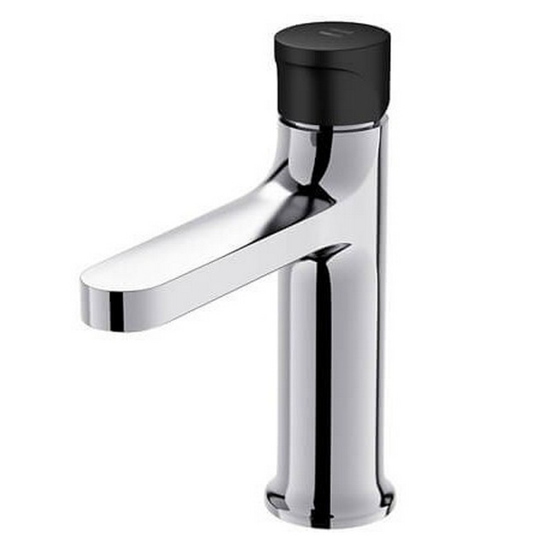 Cersanit Смеситель INVERTO раковина хром + ручка черная (S951-300)