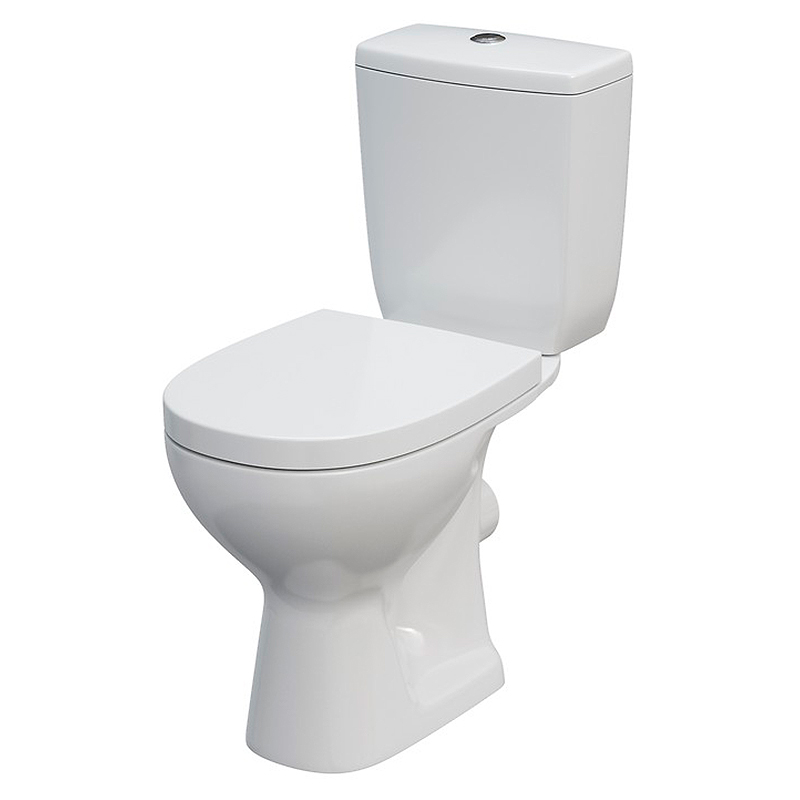 Cersanit Унитаз-компакт 616 ARTECO CLEAN ON 011 гор слив, 3/5, нижн подв+сид дюр пов пад мет крепеж (K667-056)