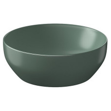 Cersanit Раковина LARGA 40см на стільницю, кругла, зелена матова (K677-049)