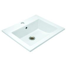JAGUAR Раковина KUBIX F 50,5х43,5, прямокутна (KUS-WHT-35601)