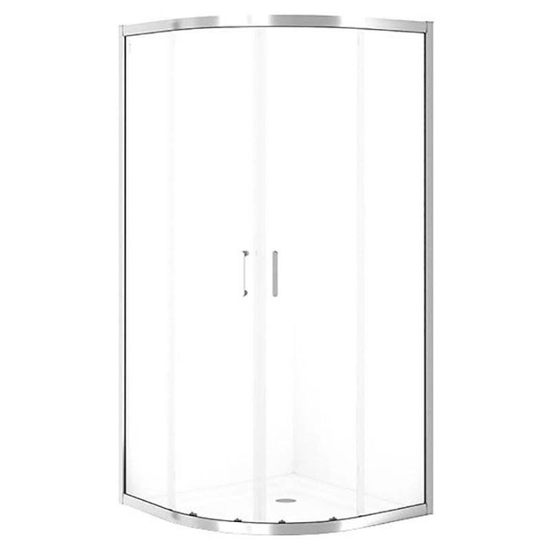 Cersanit Набір В860 душ штора BRASCO (710) 90*90*190 напівкруг,розсув.дв,хром,проз+піддон 90*90*16+панел(S168 (S601-223)