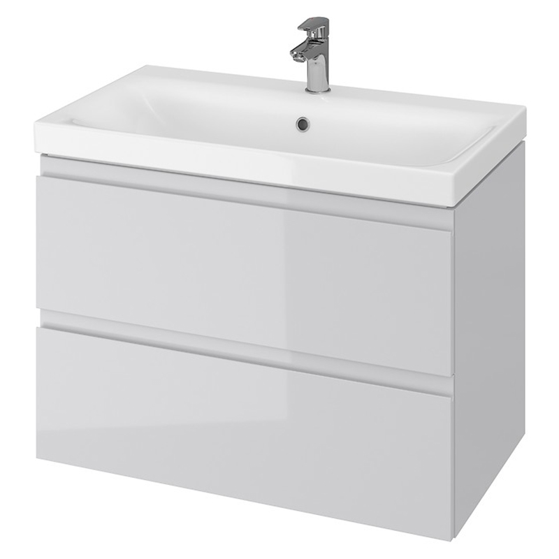 Cersanit Шафка B15 MODUO+раковина 80, сіра (S801-220)