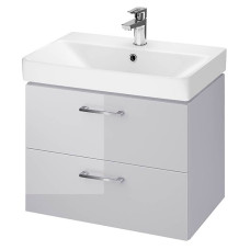 Cersanit Набір В386 Шафка LARA+раковина MILLE SLIM 60, сіра (S801-358)