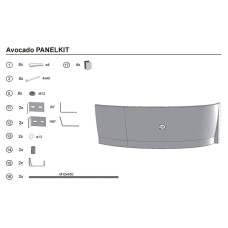 Ravak Кріплення панелі до ванни Avocado (B28000000N)
