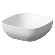 Cersanit Раковина LARGA 38х38 см на стільницю, квадратна, біла матова (K677-015)