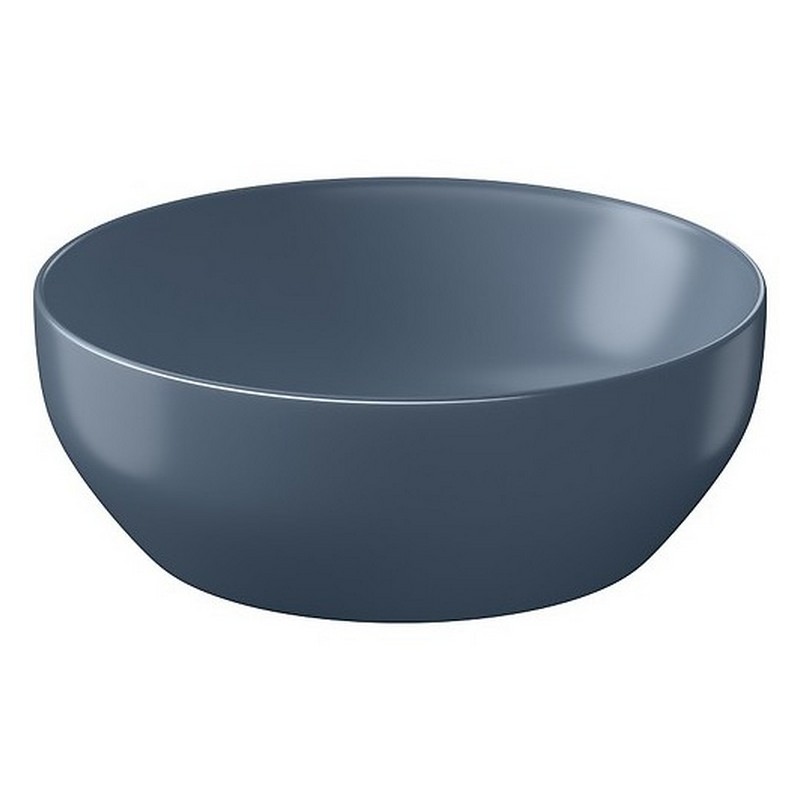 Cersanit Раковина LARGA 40см на столешницу, круглая, синяя матовая (K677-050)