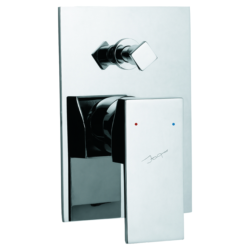 JAGUAR Верхня частина змішувача KUBIX-F ванна, д/ALD-065, хром (KUB-CHR-35065FK)