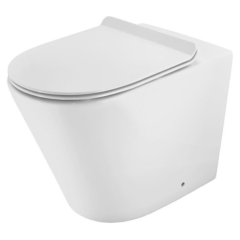 JAGUAR Чаша унітазу OPAL д/підлоги+сидіння поліпроп. (OPS-WHT-15955P180UFSM)