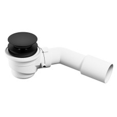 Cersanit Сифон д/ванни вільностоячої з системою click-clack чорний (S904-008)