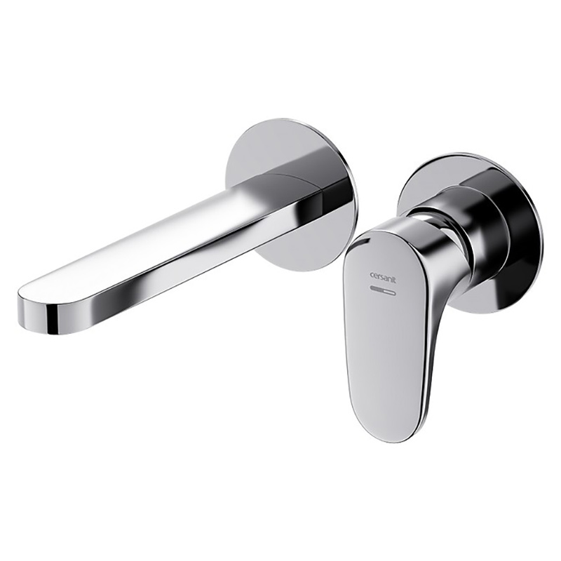 Cersanit Змішувач INVERTO ванна окремостоячий хром + ручка чорна (S951-287)