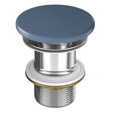 Донний керам. клапан д/раковини б/переливу синій матовий (K677-098)