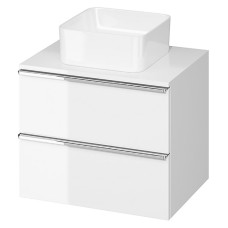 Cersanit Шафка VIRGO 60 під раковину зі стільницею (ручки хром), біла (S522-040)