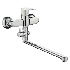 Cersanit Змішувач CARI ванна/душ, довгий ніс, хром (S951-241)