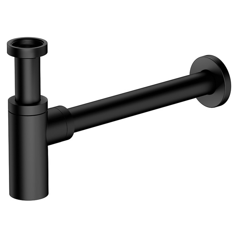 Cersanit Сифон д/раковини овальний чорний (S951-713)