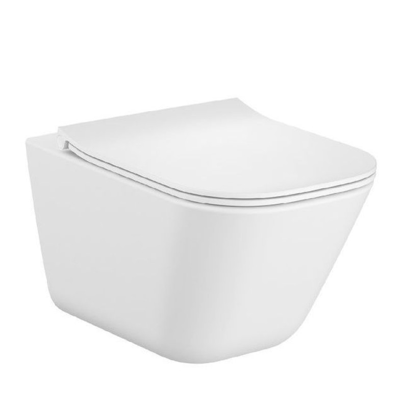 ROCA GAP Rimless унітаз підвісний із сидінням ULTRASLIM, із системою плавного опускання, (A34H472000)