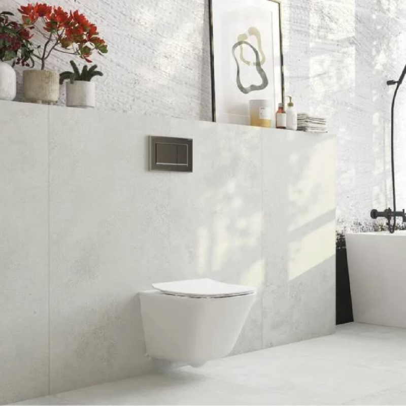 ROCA GAP Rimless унітаз підвісний із сидінням ULTRASLIM, із системою плавного опускання, (A34H472000)