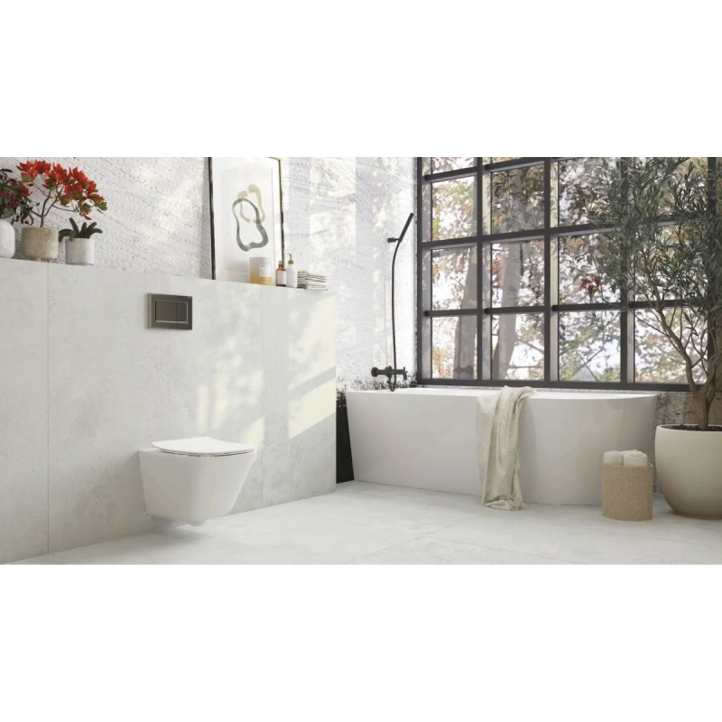 ROCA GAP Rimless унітаз підвісний із сидінням ULTRASLIM, із системою плавного опускання, (A34H472000)