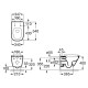 ROCA GAP Rimless подвесной унитаз с сиденьем slow-closing, (A34H47C000)