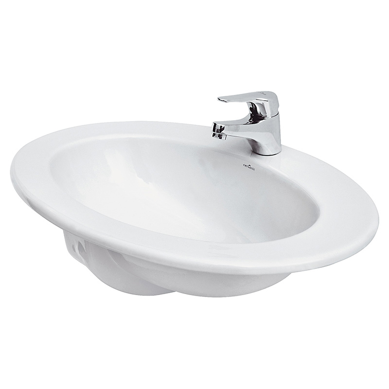 Cersanit Раковина GAMMA 63см, з/о, врізна та меблева (K11-0012)