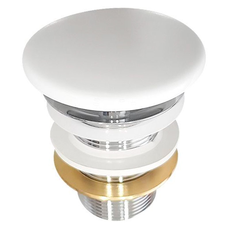 Керамічний донний клапан д/раковини б/переливу з плоскою кришкою (K99-0224)