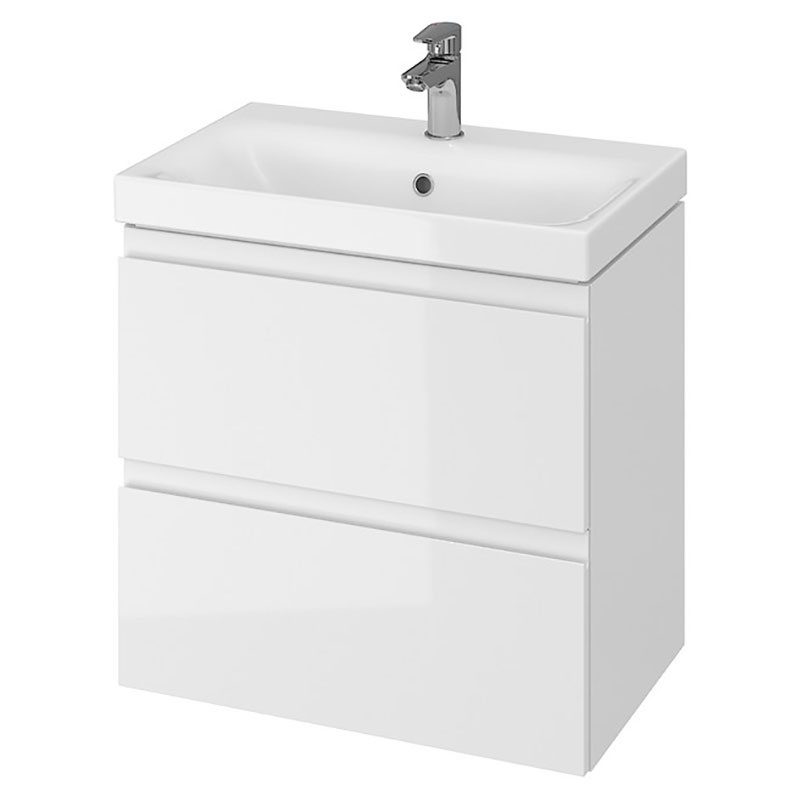 Cersanit Шафка B04 MODUO SLIM+раковина 60, біла (S801-227)