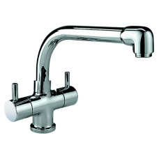 JAGUAR Змішувач FLORENTINE кухня, поворотний злив, хром (FLR-CHR-5319NB)