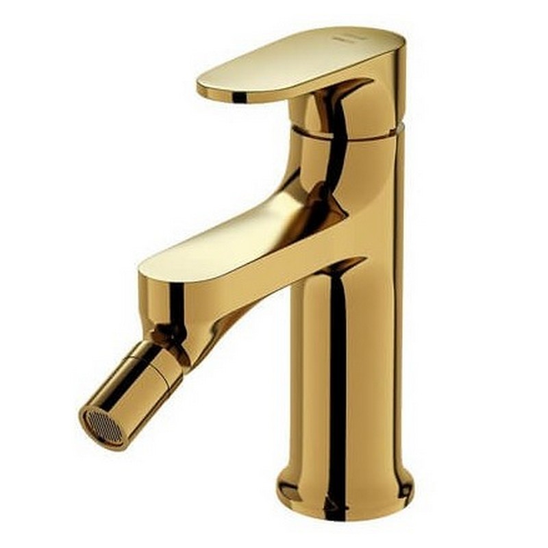 Cersanit Змішувач INVERTO біде золото + ручка золото (S951-289)