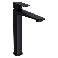 Cersanit Смеситель LARGA 1 раковина высокий черный (S951-391)