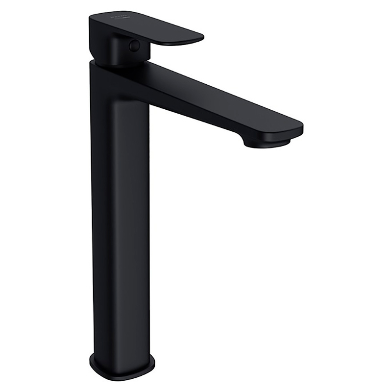 Cersanit Смеситель LARGA 1 раковина высокий черный (S951-391)