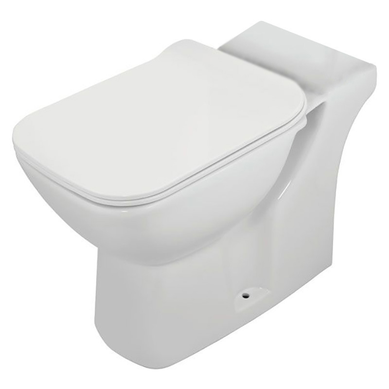 JAGUAR Чаша унітазу ARIA гор. злив+сидіння дюропласт slim, пов.падіння (ARS-WHT-39751P180UFSM)