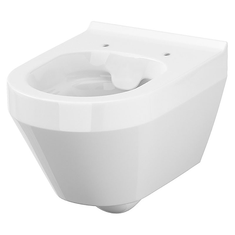 Cersanit Чаша подвесного унитаза CREA CLEAN ON, овальная, б/сиденье (K114-015)