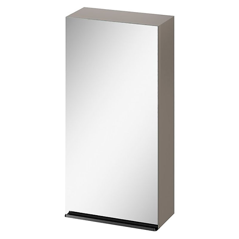 Cersanit Шафка дзеркальна VIRGO 40 (ручки чорн), сіра (S522-012)