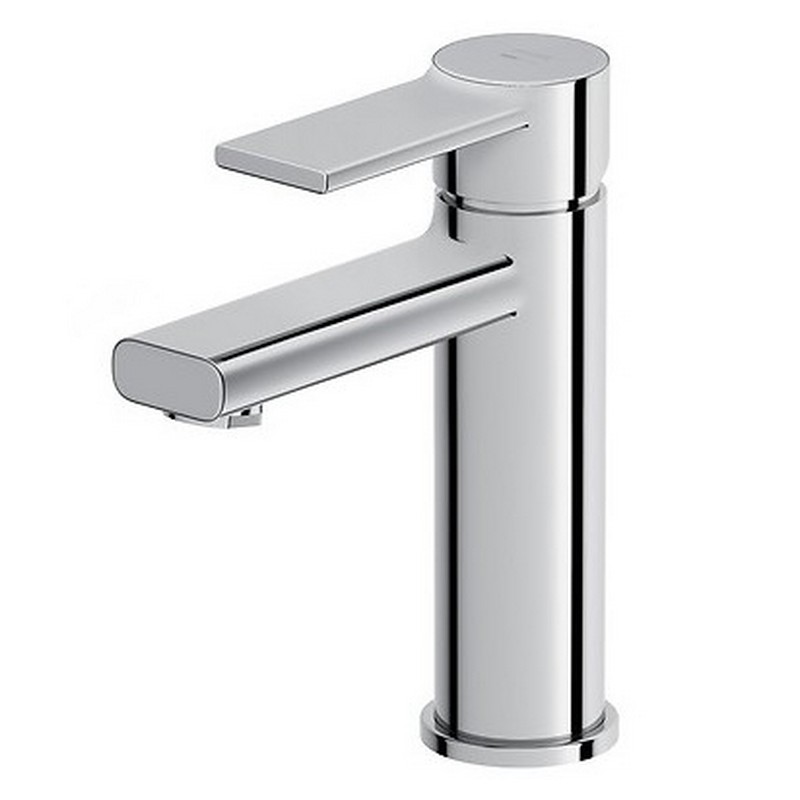 Cersanit Смеситель ZIP раковина хром с пластиковым донным клапаном CLICK-CLACK (S951-586)