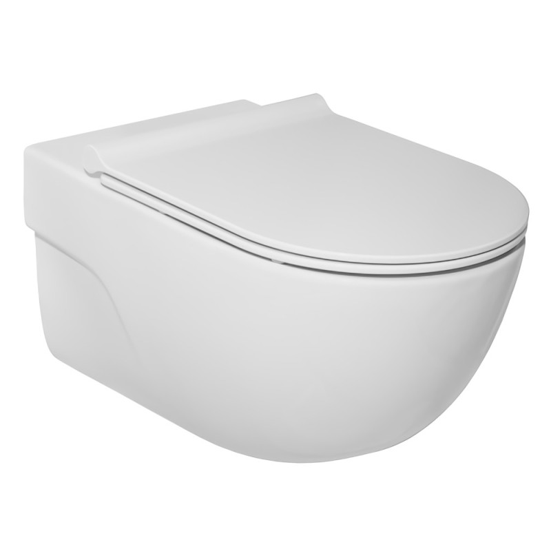 ROCA MERIDIAN унитаз подвесной Rimless, с сиденьем Slim, slow closing, (A34H240000)