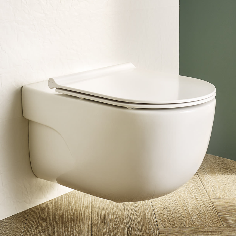 ROCA MERIDIAN унитаз подвесной Rimless, с сиденьем Slim, slow closing, (A34H240000)