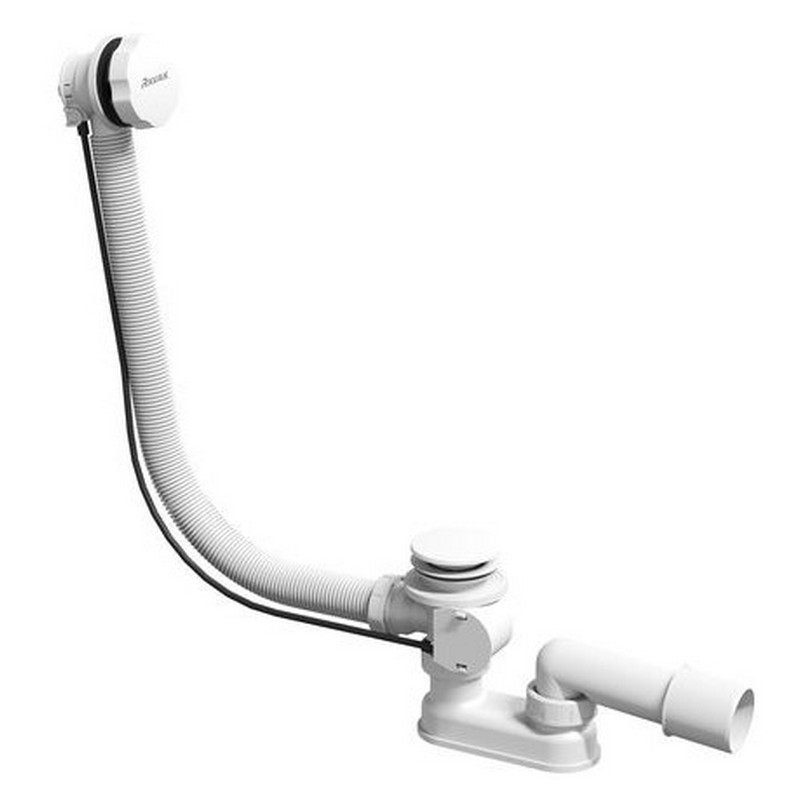 Ravak Сифон д/ванни 800, кругла форма кришки переливу, білий (X01847)