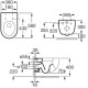 ROCA MERIDIAN-N унітаз підвісний, (A346247000)