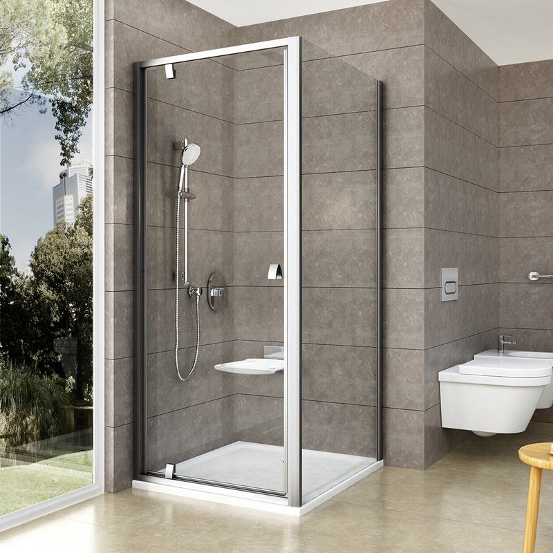 Ravak Душевая дверь PDOP1-90 сатин+transparent (03G70U00Z1)