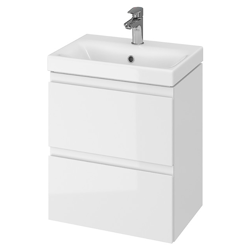 Cersanit Шафка B02 MODUO SLIM+раковина 50, біла (S801-229)