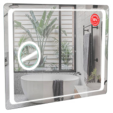 Аквародос Дзеркало ОМЕГА ЛЮКС 80 з підсвіткою (8046)
