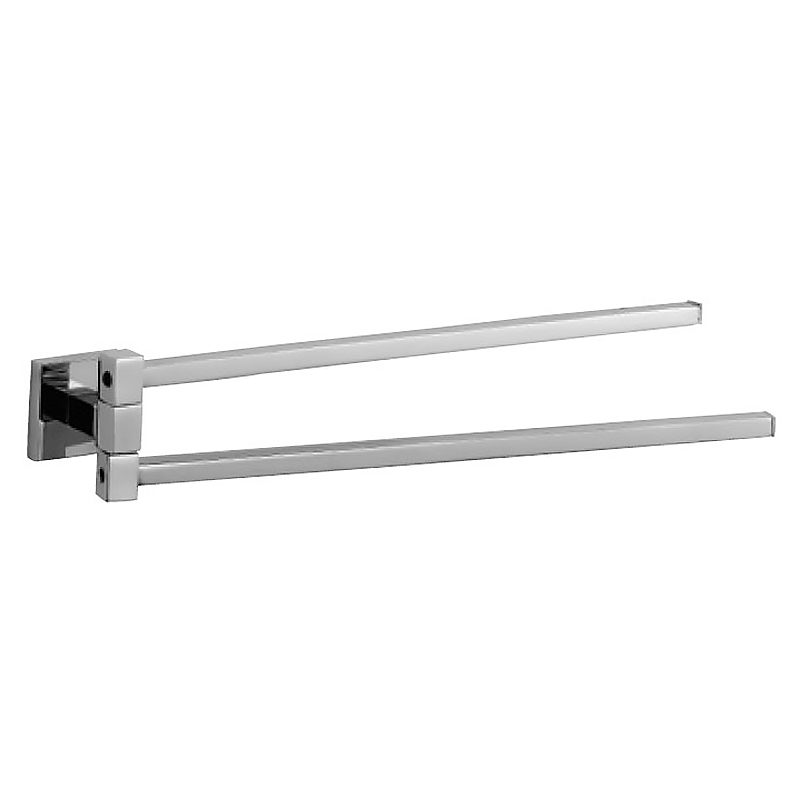 JAGUAR Тримач д/рушника KUBIX PRIME перекладина, подвійн, рухома, хром (AKP-CHR-35715PS)