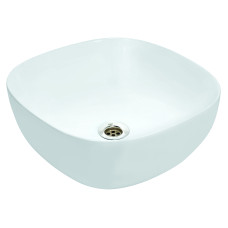 JAGUAR Раковина JDS 40х40см, квадратна, б/о, на стільницю (JDS-WHT-25911)