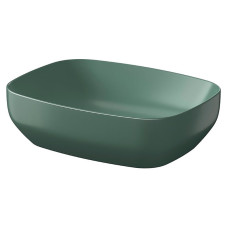 Cersanit Раковина LARGA 50х38 см на стільницю прямок., зелена матова (K677-065)