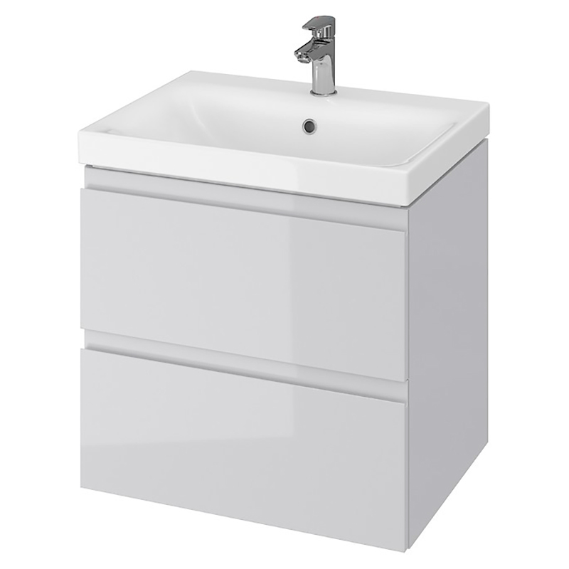 Cersanit Шафка B13 MODUO+раковина 60, сіра (S801-222)