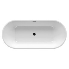 Ravak Ванна акрил. SOLO 178x80, окремостояча + чорний донний клапан (XC00100036)