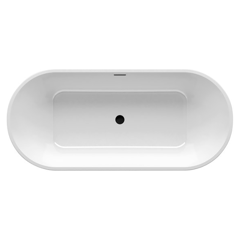 Ravak Ванна акрил. SOLO 178x80, окремостояча + чорний донний клапан (XC00100036)