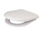 Cersanit Сиденье д/унитаза MERIDA, полипропилен антибактериальное с пласт крепежом (K98-0035)
