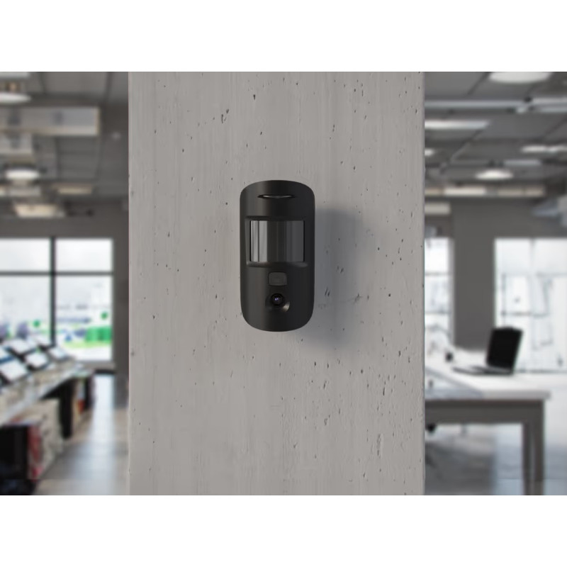 Датчик руху з покращеною фотофіксацією Ajax HDR MotionCam, Jeweller, бездротовий, чорний (000052546)