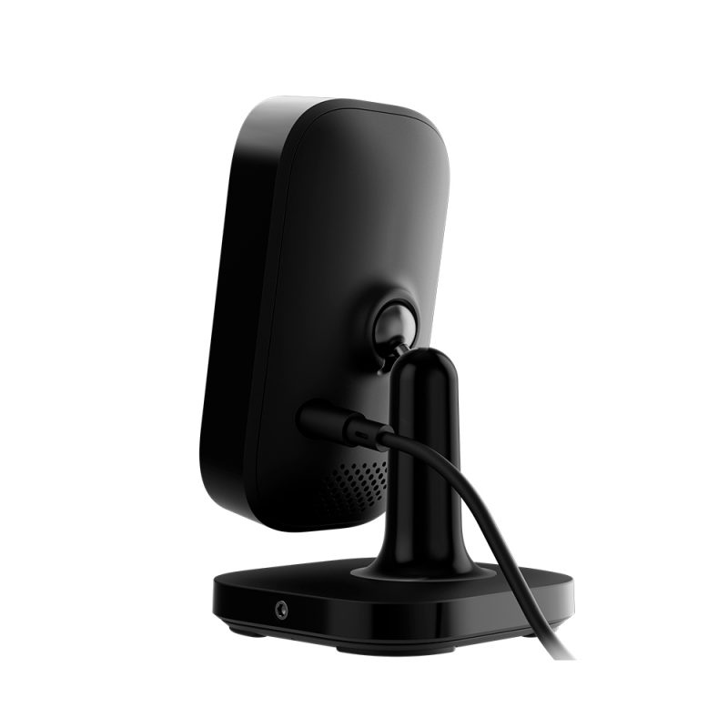 Ajax Камера відеоспостереження IndoorCam, внутрішня, 4мп, 110° вертикальний 60° горизонтальний, іч 8м, штучний інтелект, wi-fi, чорна (000053543)